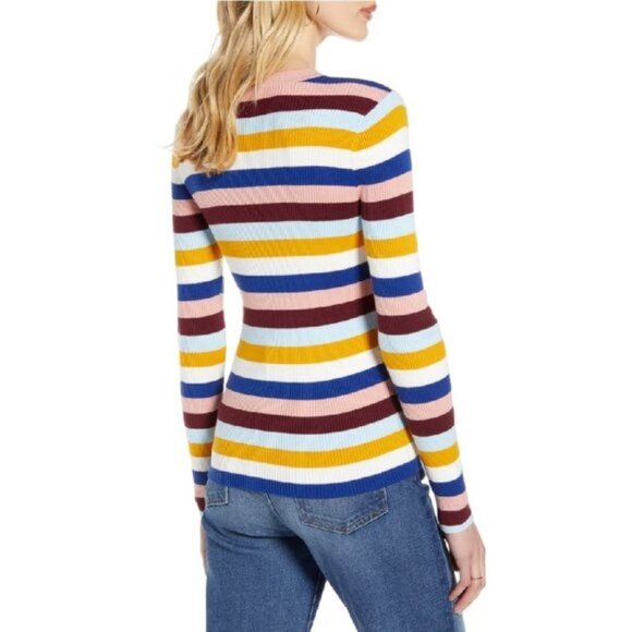 Women's Halogen Ribbed Sweater - Picture 2 of 7